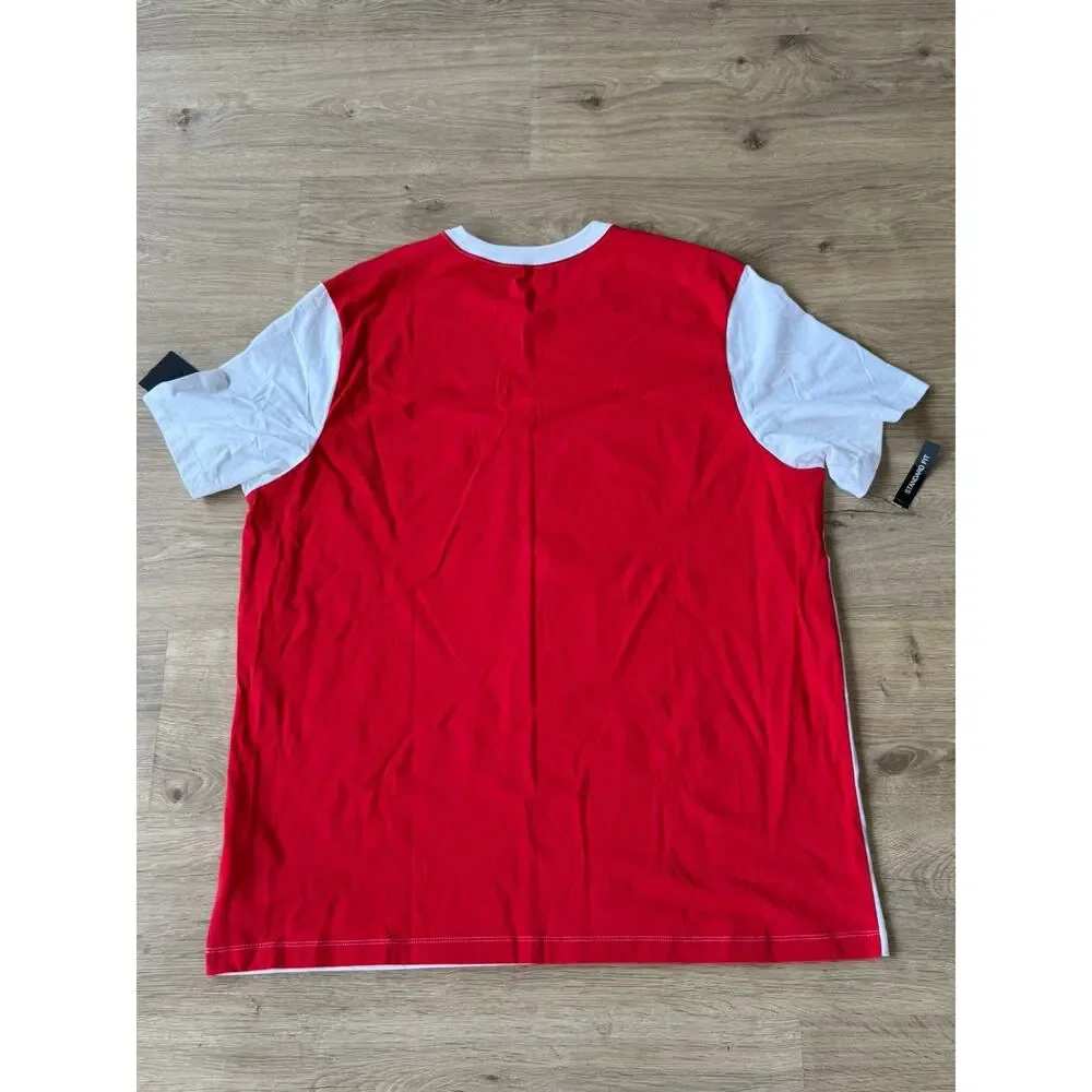 NikeAir Jordan T-Shirt Men's XXL Red White Huge Jumpman Logo Short Sleeve NWT
